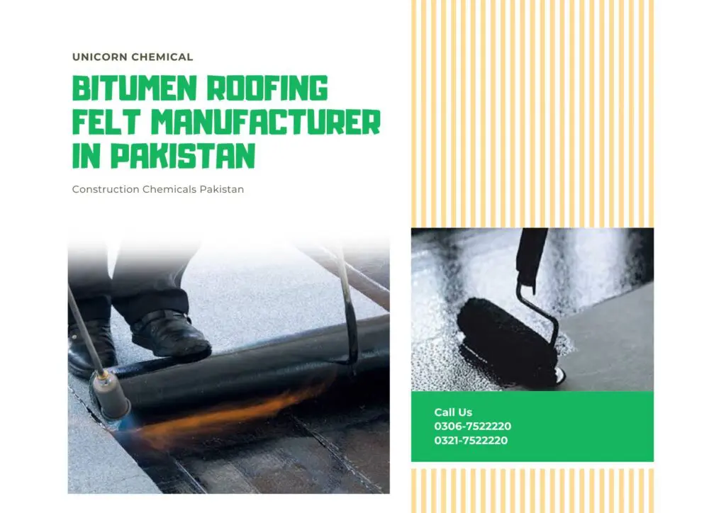 Bitumen Roofing Felt Manufacturer in Pakistan