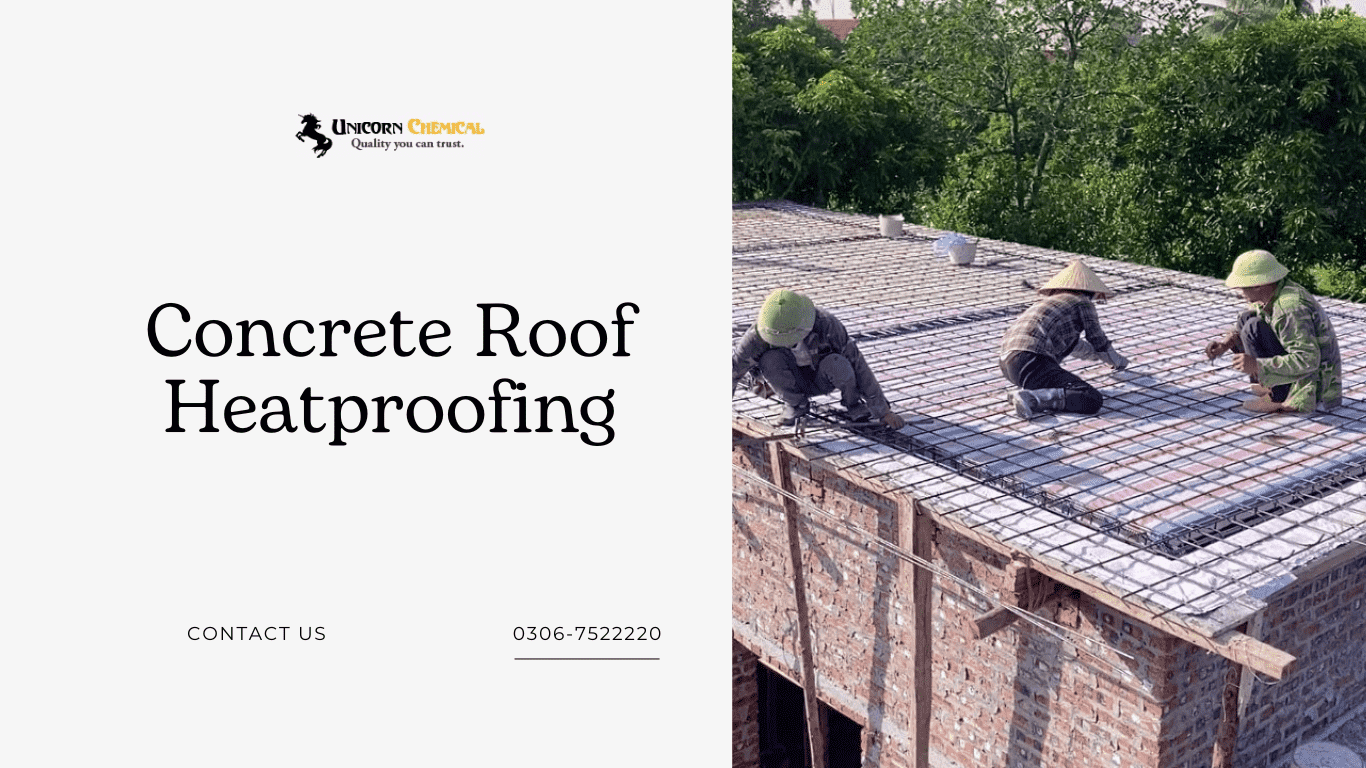 Concrete roof heatproofing