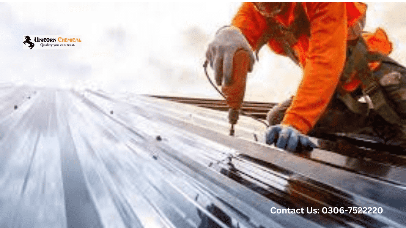 heat proofing chemicals for steel roofs