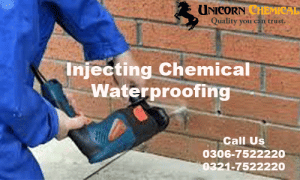 Injecting Chemical Waterproofing